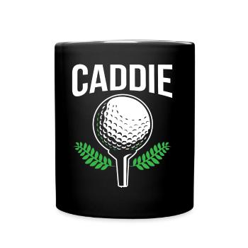 Caddie Golfing Profession Golfer Golfer - Full Colour Mug - black - Front