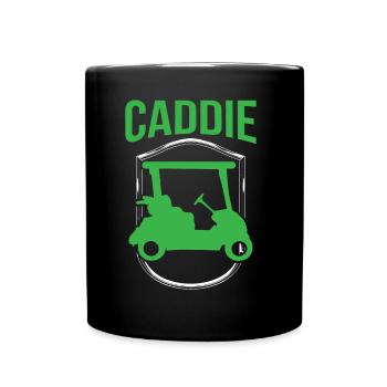 Caddie Profession Golfer Golf Golf - Full Colour Mug - black - Front