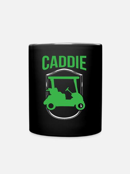 Caddie Beruf Golfer Golf Golfen - Tasse einfarbig - Schwarz