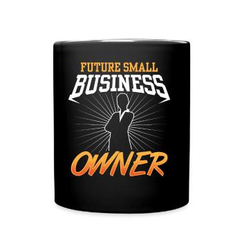 Futur propriétaire d’un PDG de petite entreprise - Mug uni - noir - Devant