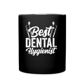 Meilleur hygiéniste dentaire Dentiste hygiène dentaire - Mug uni - noir - Devant