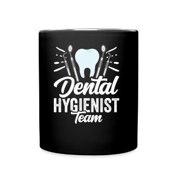 Équipe d’hygiénistes dentaires Dentiste Hygiène dentaire - Mug uni - noir - Devant