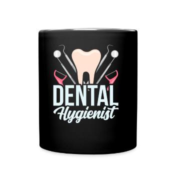 Hygiénistes dentaires Équipe d’hygiène dentaire Dentiste - Mug uni - noir - Devant