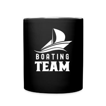 Boating Team Sailboat Yacht Boat Boat - Full Colour Mug - black - Front