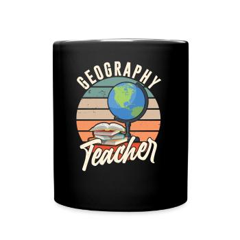 Geography Teacher Geography Geography Profession - Full Colour Mug - black - Front