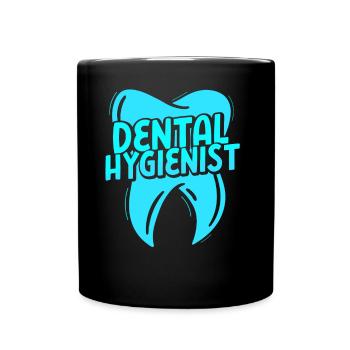 Hygiénistes dentaires Dentiste Équipe d’hygiène dentaire - Mug uni - noir - Devant