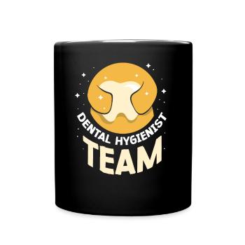 Équipe d’hygiénistes dentaires Dentiste hygiéniste dentaire - Mug uni - noir - Devant