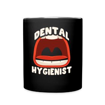 Hygiénistes dentaires Dentiste Équipe d’hygiène dentaire - Mug uni - noir - Devant