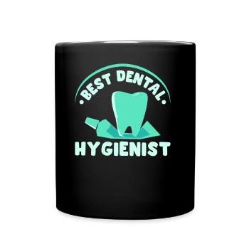 Meilleur hygiéniste dentaire Dentiste hygiène dentaire - Mug uni - noir - Devant