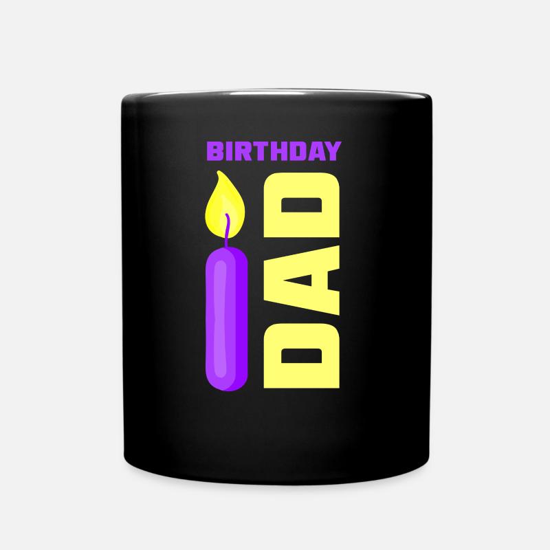 Geburtstag Papa Party Papi Vater - Tasse einfarbig - Schwarz