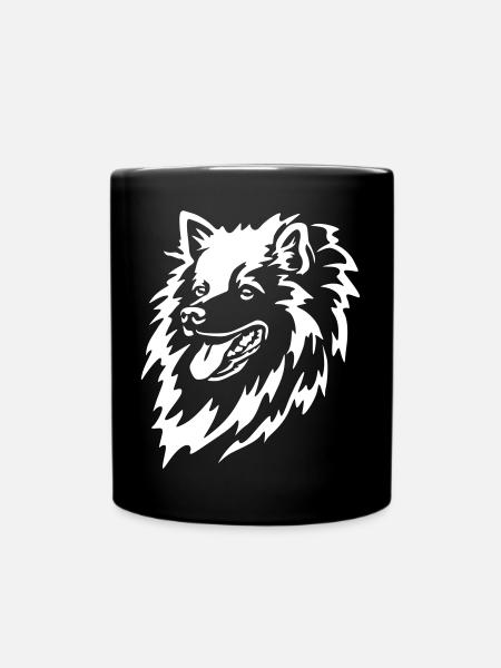Spitz Kopf "Black Edition" - Tasse einfarbig - Schwarz