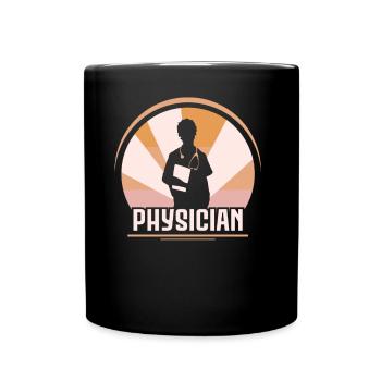 Profession de médecin Médecin Médecin - Mug uni - noir - Devant