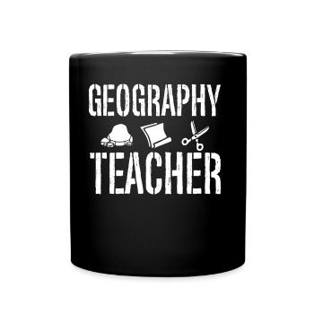 Geography Teacher Geography Geography Profession - Full Colour Mug - black - Front