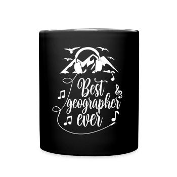 Bester Geograph Aller Zeiten Geographie Beruf - Tasse einfarbig - Schwarz - Vorne
