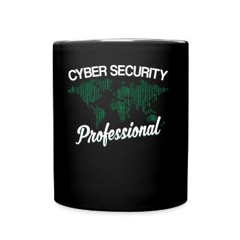 Fachmann Für Cybersicherheit Hacker Cybersecurity - Tasse einfarbig - Schwarz - Vorne