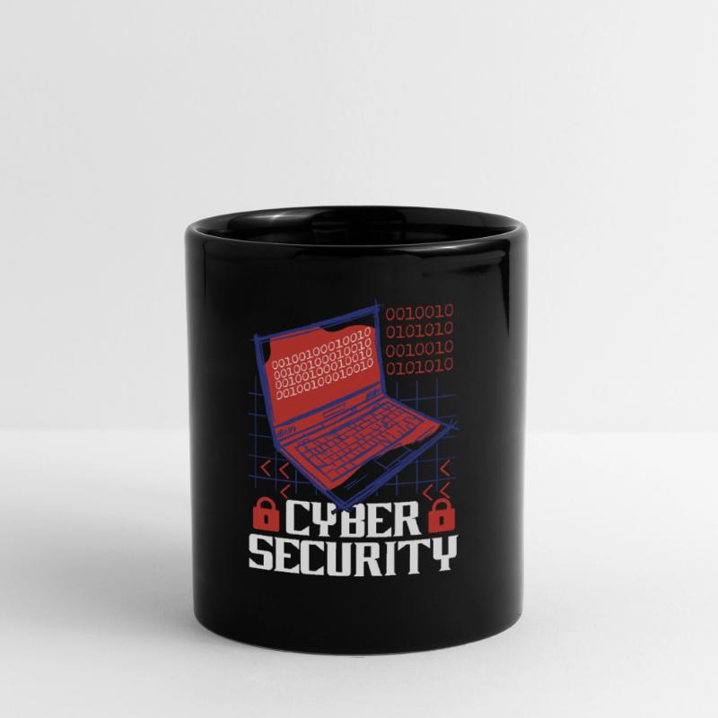 Cyber Security Hack IT Security Cybersecurity Full Colour Mug