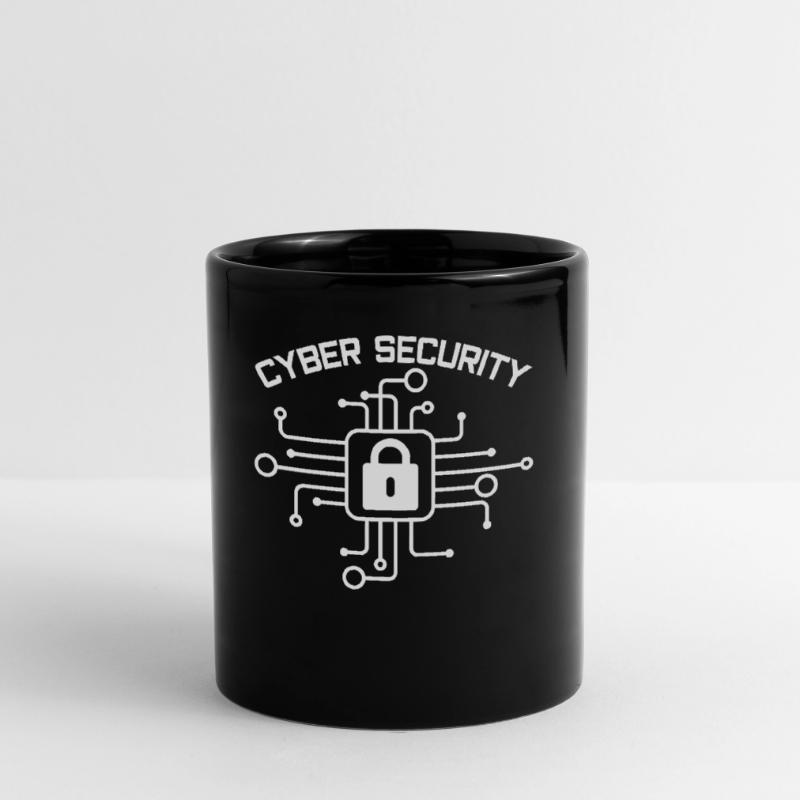 Cyber Security Cybersecurity IT Security Hack Full Colour Mug
