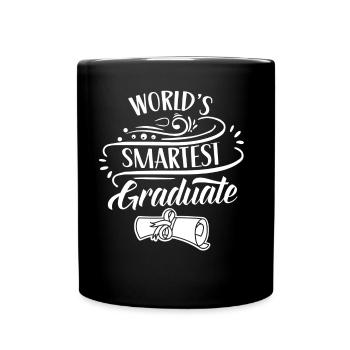 Le diplômé le plus intelligent du monde - Mug uni - noir - Devant