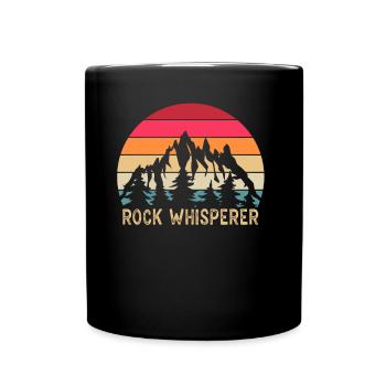 Stone Whisperer Geologist Geology Geology Student - Full Colour Mug - black - Front