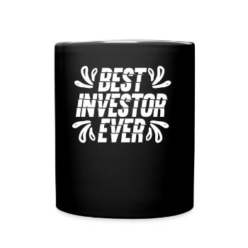 Best Investor Ever Investor Investing - Full Colour Mug - black - Front