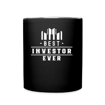 Bester Investor Aller Zeiten Investieren Anleger - Tasse einfarbig - Schwarz - Vorne