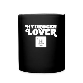 Hydrogen Lovers Energy Hydrogen Element - Full Colour Mug - black - Front