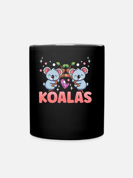Koalas Koala Koala Ours Animal Doux - Mug uni - noir