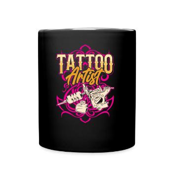 Tattoo Artist Tattoo Studio Tattoo Tattoo - Full Colour Mug - black - Front