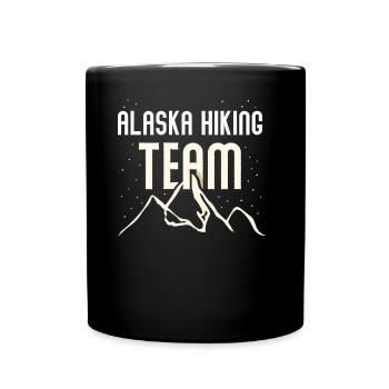 Alaska Hiking Team Randonneurs - Mug uni - noir - Devant