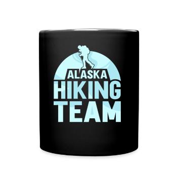 Alaska Hiking Team Hikers Hiking Hike - Full Colour Mug - black - Front
