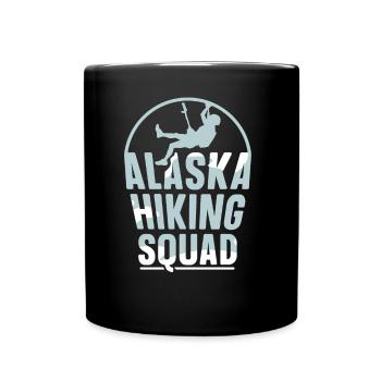 Alaska Hiking Team Nature Randonnée Randonneurs - Mug uni - noir - Devant