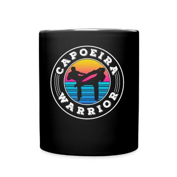 Capoeira Warrior Martial Arts Brazilian Hobby - Full Colour Mug - black - Front