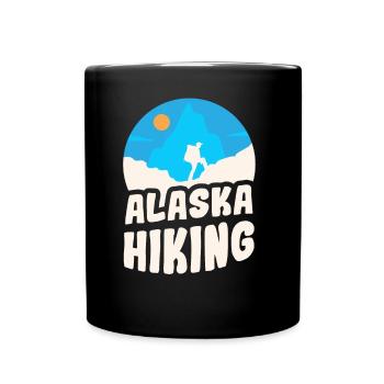 Alaska Randonnée Randonnée Nature Randonneurs - Mug uni - noir - Devant