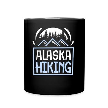 Alaska Randonnée Nature Randonneurs - Mug uni - noir - Devant