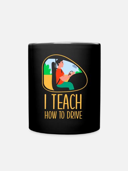 I Bring Driving At Driving Instructor Driving School - Full Colour Mug - black
