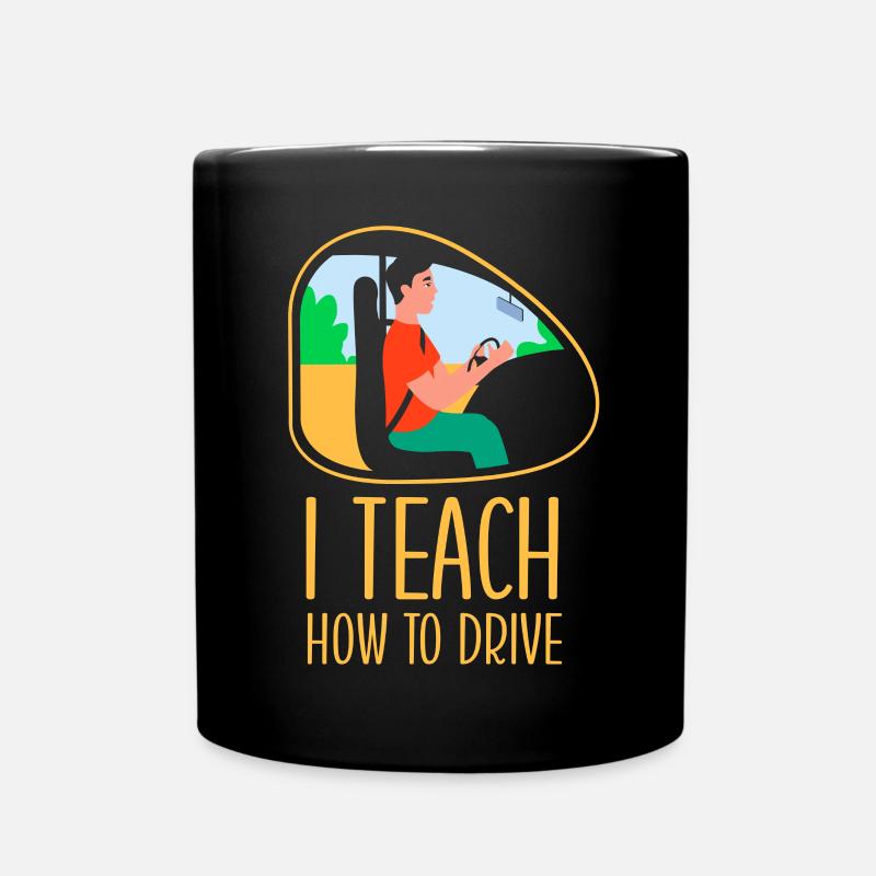 I Bring Driving At Driving Instructor Driving School - Full Colour Mug - black