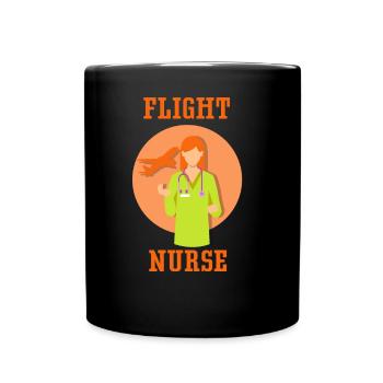 Médecin de vol Profession Médecin de vol Infirmier de vol - Mug uni - noir - Devant