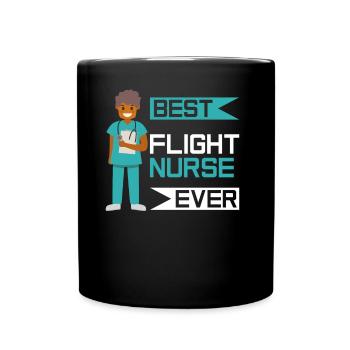 Best Flight Nurse Ever Profession Flight Doctor - Full Colour Mug - black - Front