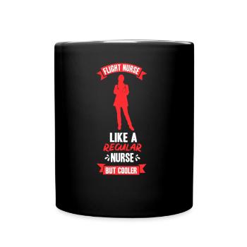 Profession d’infirmière de vol Médecin de vol Médecin de vol - Mug uni - noir - Devant