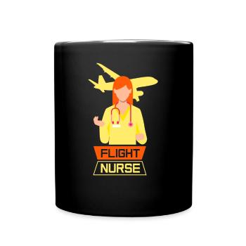 Médecin de vol Profession Médecin de vol Infirmier de vol - Mug uni - noir - Devant