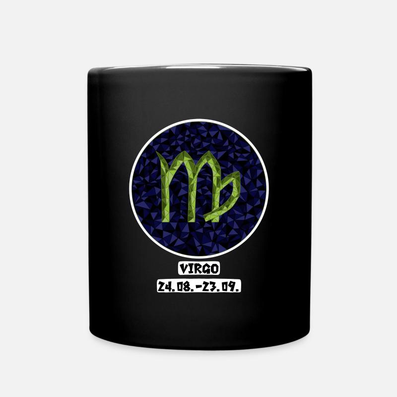 Virgo 24.08.-23.09. - Full Colour Mug - black