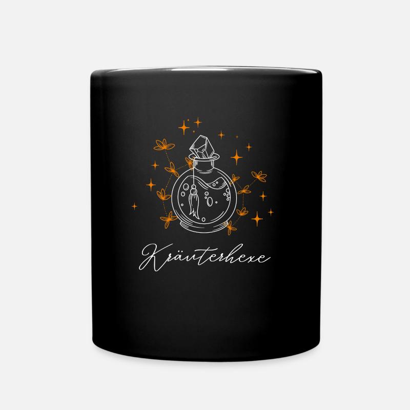 Herbal Witch Magic Potion Herbalism Nature - Full Colour Mug - black