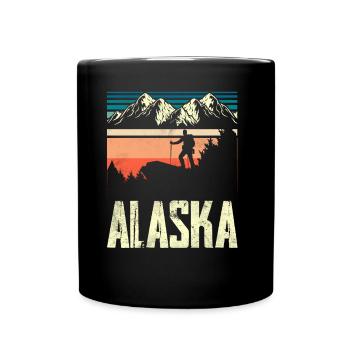 Alaska Randonneurs Randonnée Randonnée Nature - Mug uni - noir - Devant