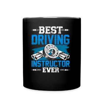 Bester Fahrlehrer Aller Zeiten Beruf Fahrschule - Tasse einfarbig - Schwarz - Vorne