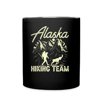 Alaska Randonneurs de l’équipe de randonnée Randonnée Randonnée - Mug uni - noir - Devant