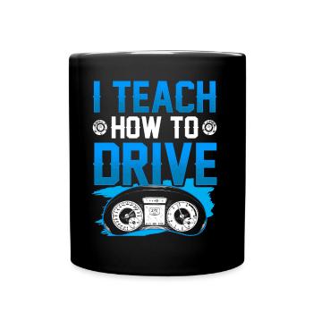 J’apporte la conduite à l’école de conduite Driving Instructor - Mug uni - noir - Devant