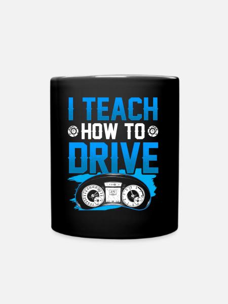 I Bring Driving At Driving Instructor Driving School - Full Colour Mug - black