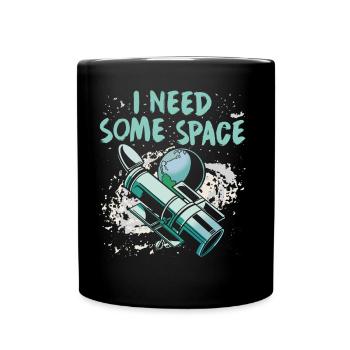J’ai besoin d’un télescope de l’univers spatial - Mug uni - noir - Devant