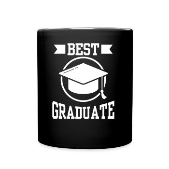 Prix du meilleur diplômé diplômé - Mug uni - noir - Devant