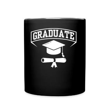 Graduate Graduation Party Graduate Graduate - Full Colour Mug - black - Front